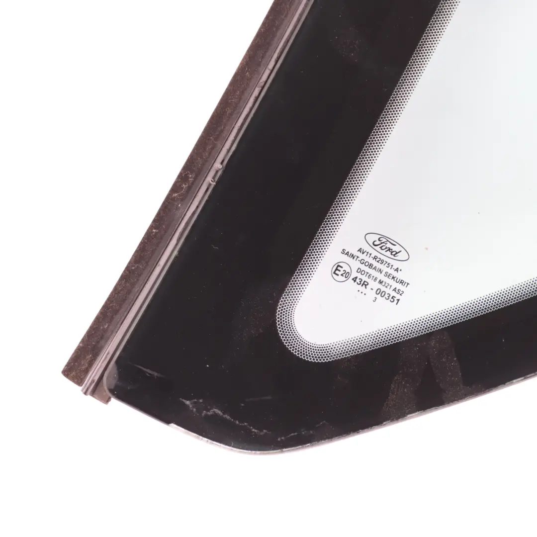 Ford B-Max Quarter Window Glass Glazing Rear Left N/S AS2 - SKU AV11-R29751-AA - Part number AV11-R29751-AA