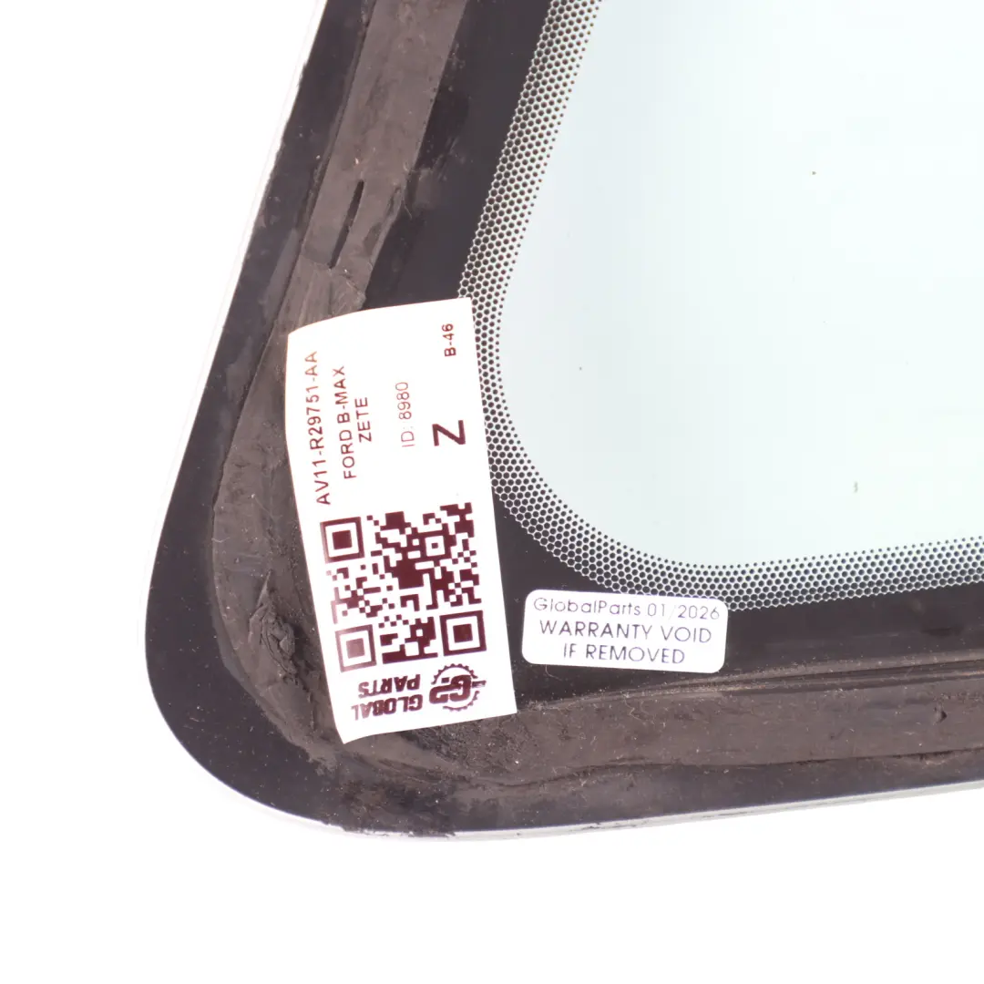 Ford B-Max Vetro Del Finestrino Posteriore Sinistro AS2 - SKU AV11-R29751-AA - Numero di parte AV11-R29751-AA