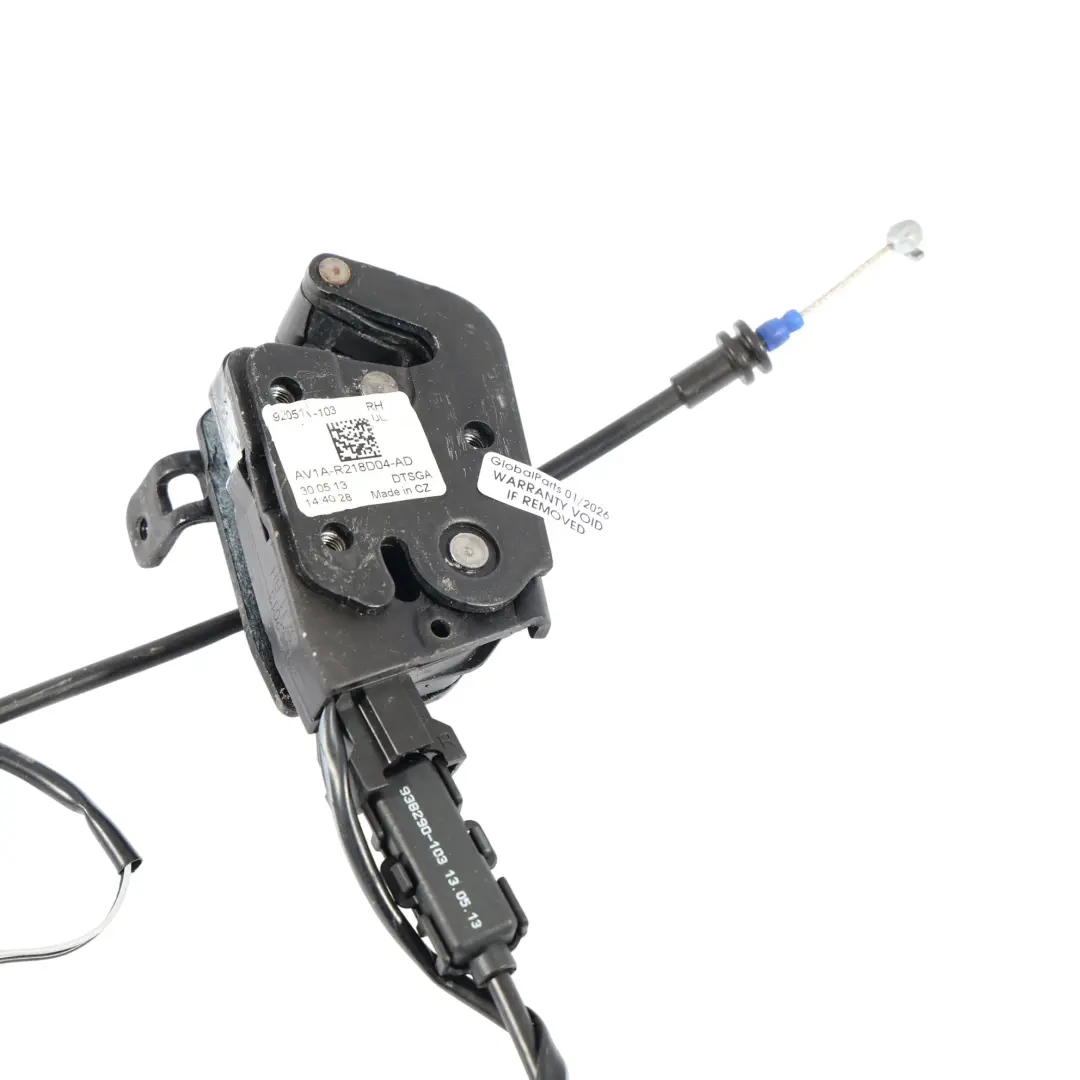 Ford B-Max Mk1 Câble Bowden Verrouillage Porte Avant Droite - SKU AV1A-R218D04-AD - Numéro de pièce AV1A-R218D04-AD