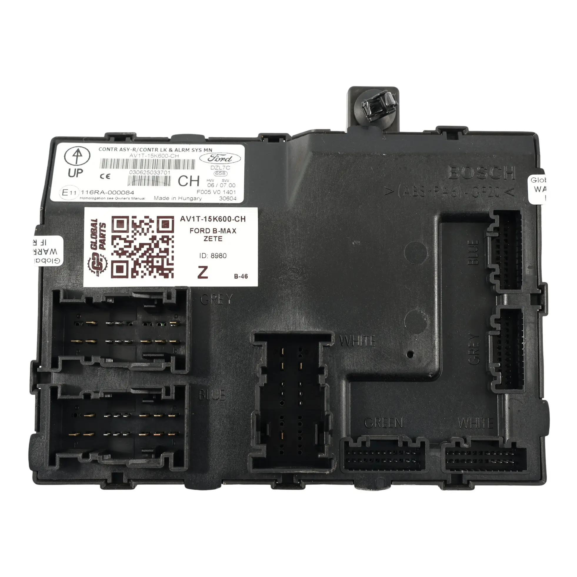 Ford B-Max Modulo Controllo Corpo BCM Unità Controllo 1.0 GTDi AV1T-15K600-CH