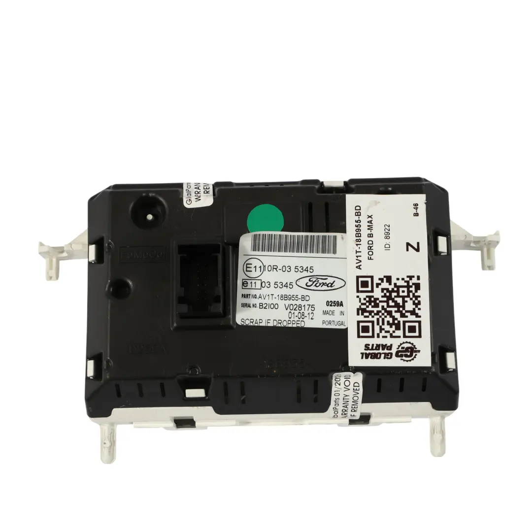 Ford B-Max Armaturenbrett Multifunktionsbildschirm Monitor - SKU AV1T-18B955-BD - Teilenummer AV1T-18B955-BD