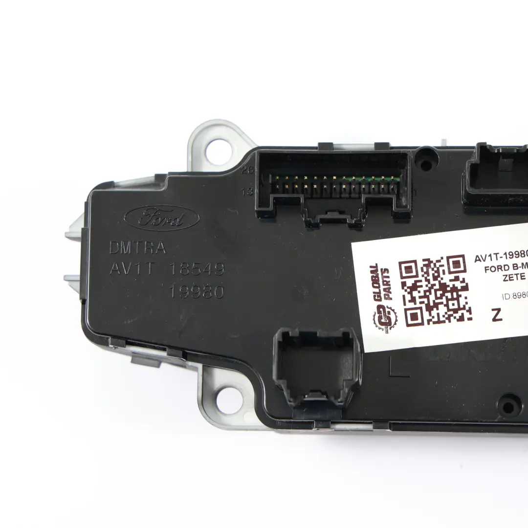 Ford B-MAX Riscaldatore Pannello Controllo Pulsante A/C Air Con - SKU AV1T-19980-BL - Numero di parte AV1T-19980