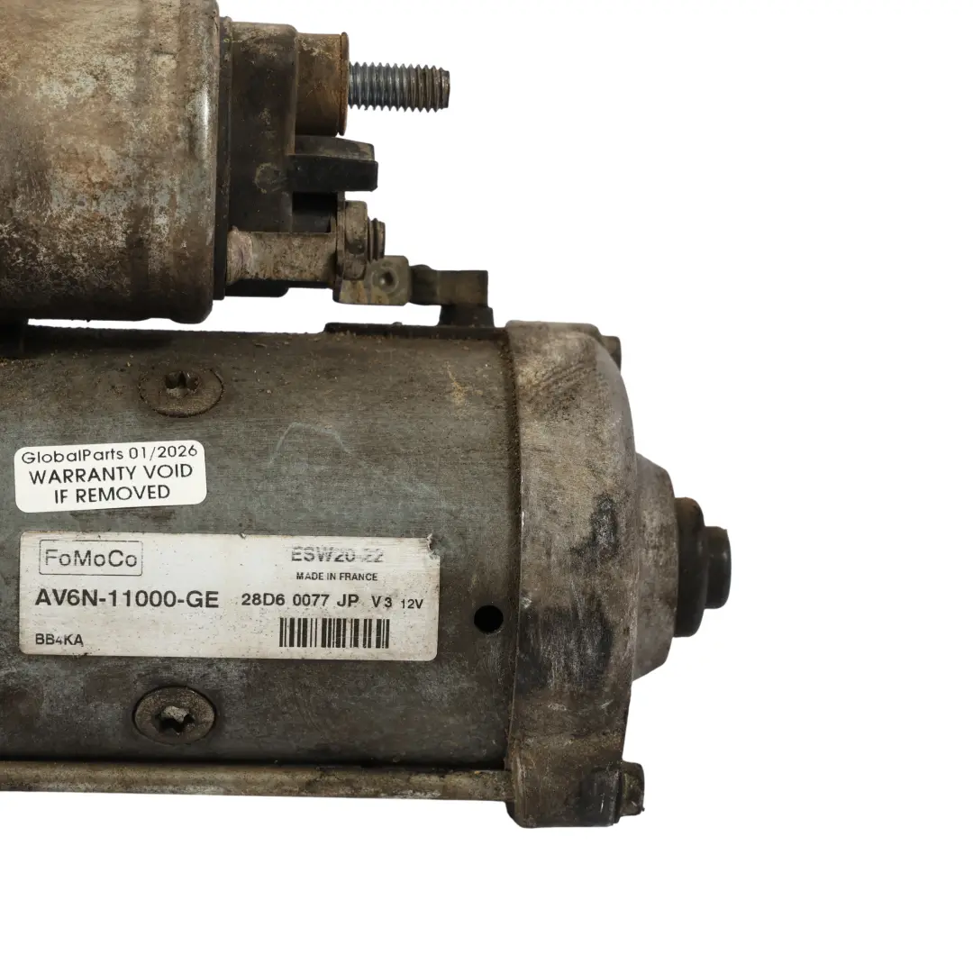 Ford Focus Mk3 Transit Connect Starter Motor Diesel Engine - SKU AV6N-11000-GE - Part number AV6N-11000-GE