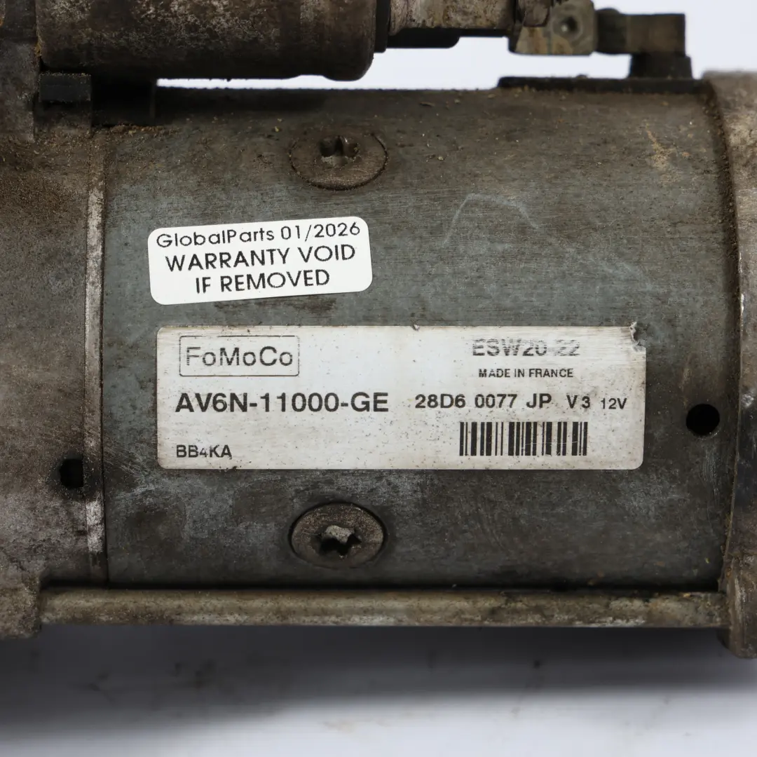 Ford Focus III Transit Connect Moteur De Démarrage Diesel - SKU AV6N-11000-GE - Numéro de pièce AV6N-11000-GE