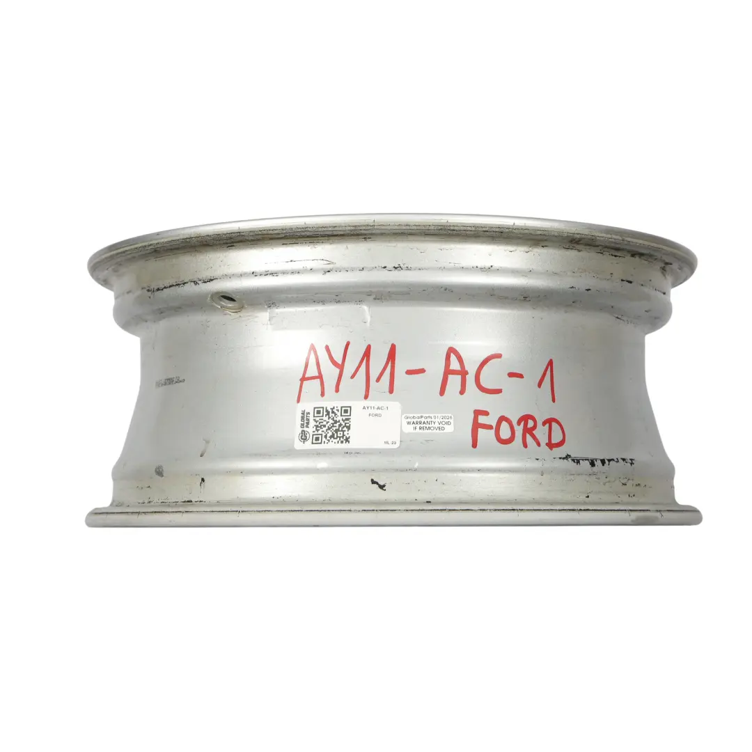 Alloy Rim 15" 6J ET:37.5 Double Spoke to Ford B-MAX Silver Wheel with Part number AY11-AC Ford B-MAX Silver Wheel Alloy Rim 15" 6J ET:37.5 Double Spoke - SKU AY11-AC-1 - Part number AY11-AC