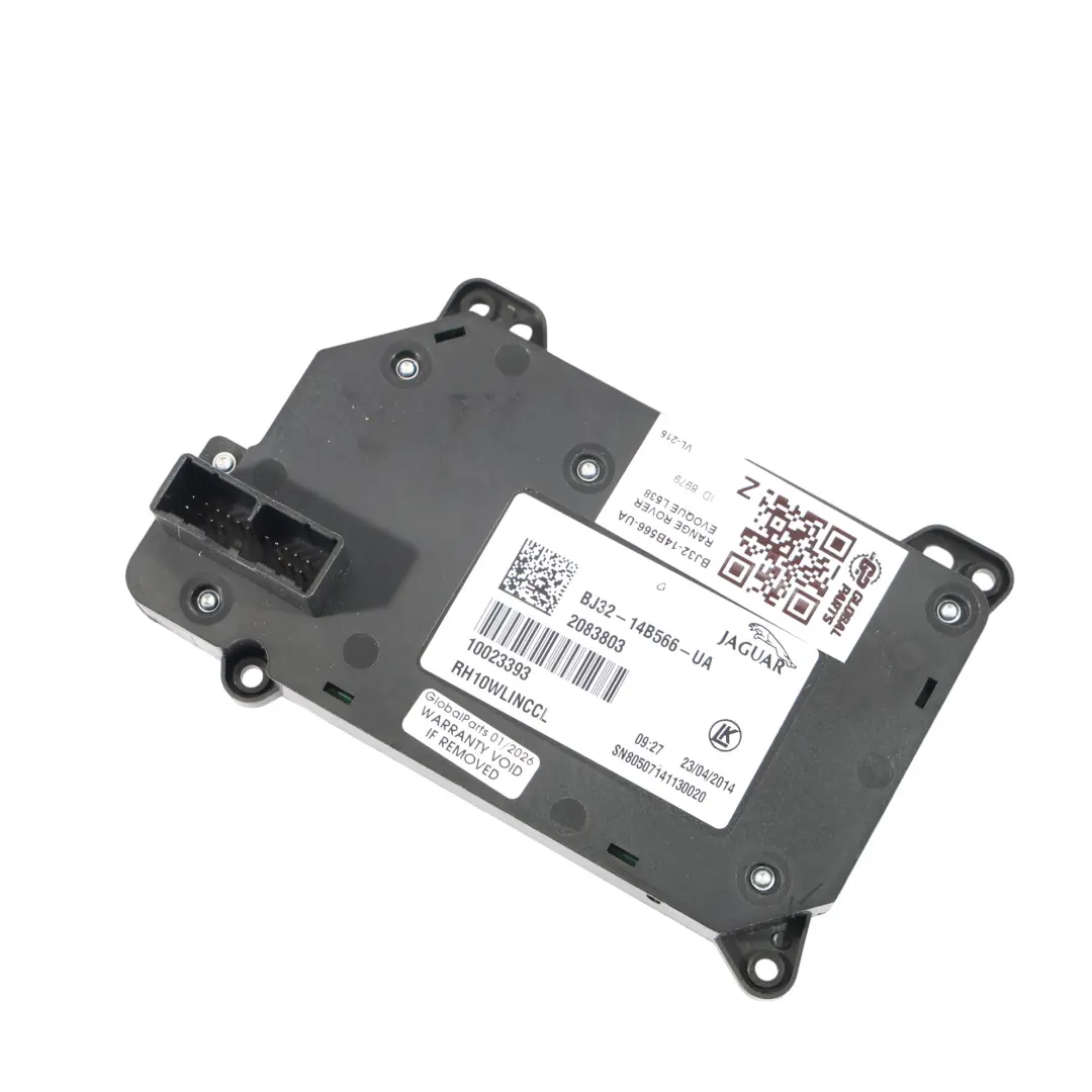 Interruttore Sedile Anteriore Destro per Range Rover Evoque L538 con numero di parte BJ32-14B566-UA Range Rover Evoque L538 Interruttore Sedile Anteriore Destro - SKU BJ32-14B566-UA - Numero di parte BJ32-14B566-UA