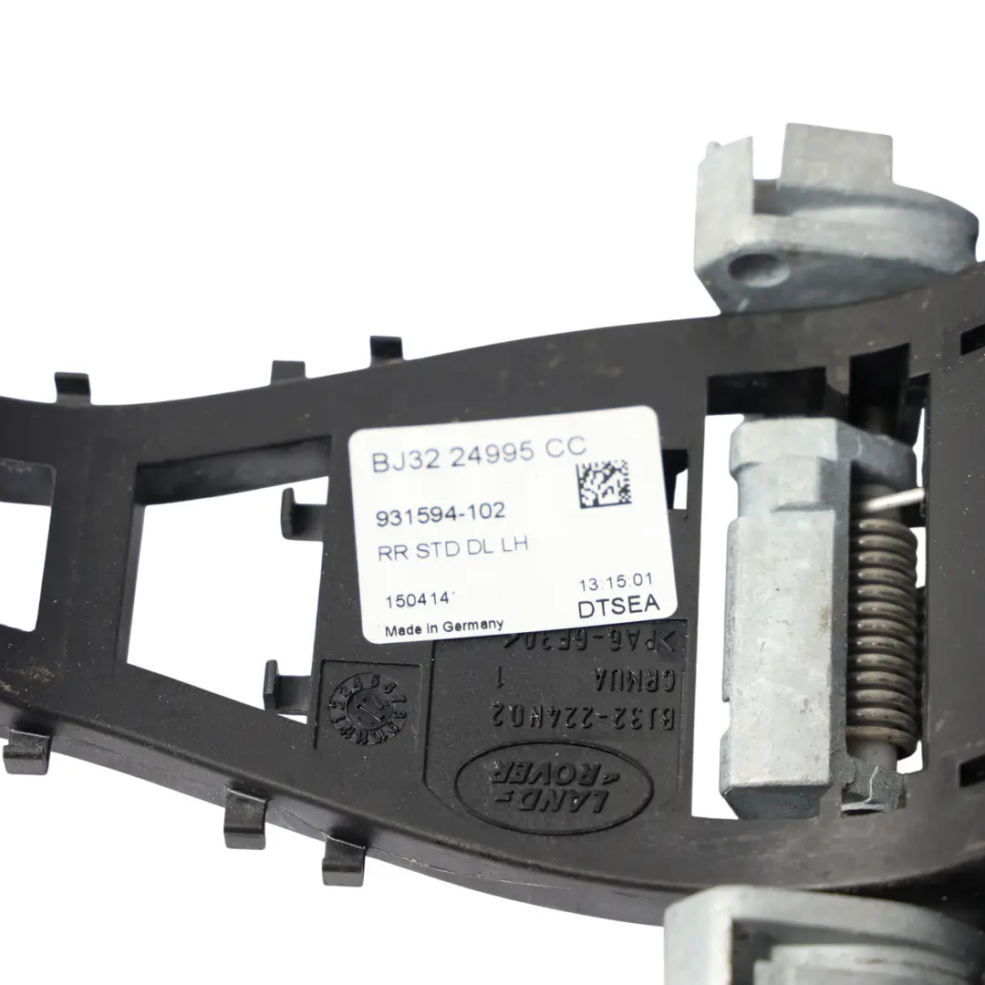 Door Handle Base Mount Rear Left N/S to Range Rover Evoque L538 with Part number BJ32-24995-CC Range Rover Evoque L538 Door Handle Base Mount Rear Left N/S - SKU BJ32-24995-CC - Part number BJ32-24995-CC