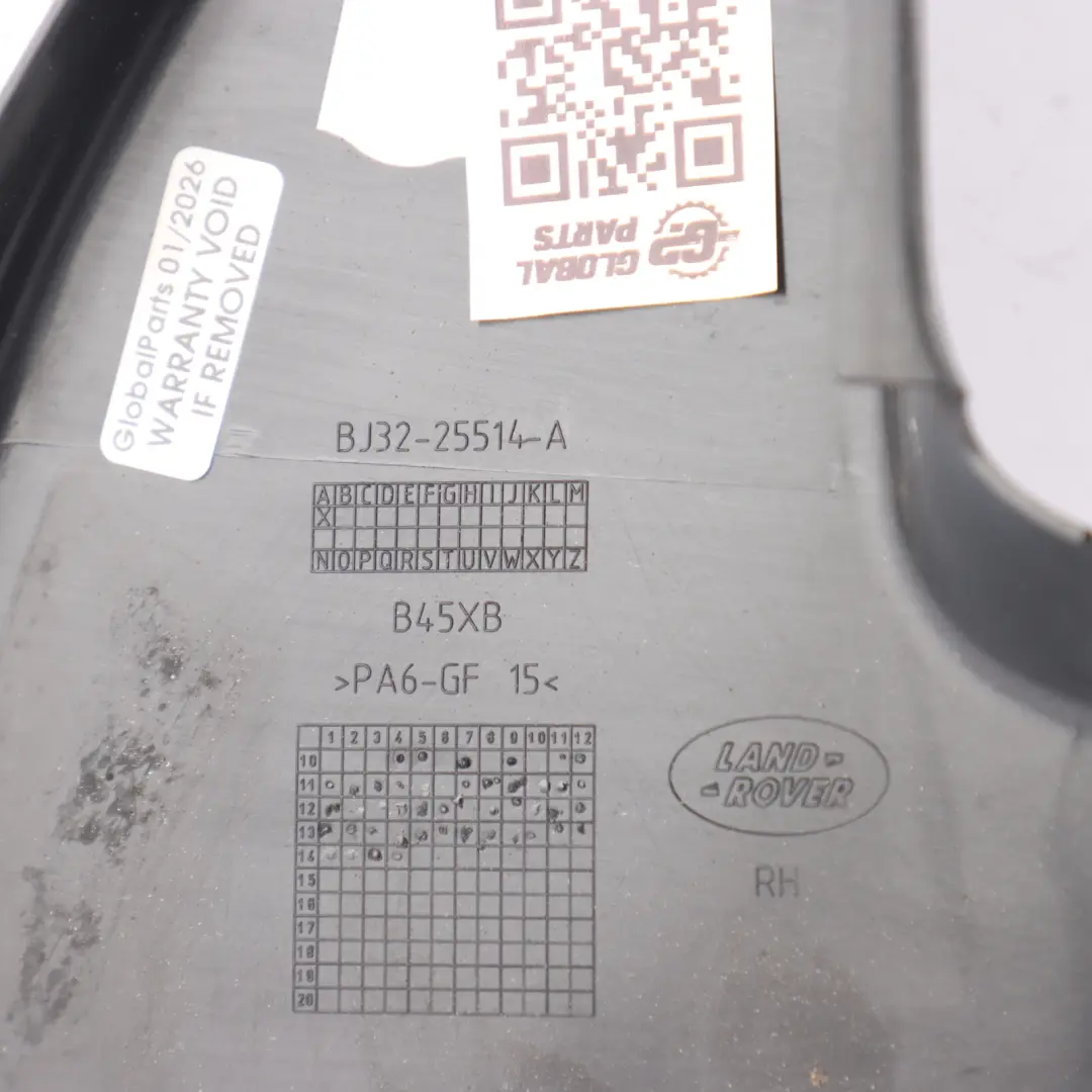 Range Rover Evoque L538 Telaio Finestrino Porta Posteriore Destro - SKU LR027230 - Numero di parte BJ32-25514-A