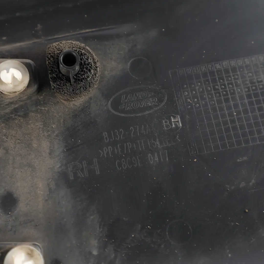 Range Rover Evoque L538 Moldura Cubierta Puerta Trasera Derecha - SKU BJ32-274A48-BH - Número de pieza BJ32-274A48-BH