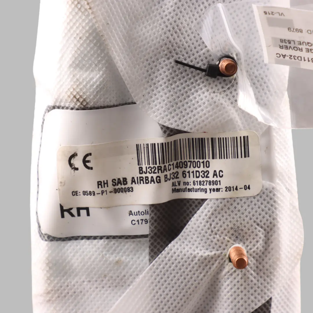 Front Seat Air Module Unit Right O/S to Range Rover Evoque L538 with Part number BJ32-611D32-AC Range Rover Evoque L538 Front Seat Air Module Unit Right O/S - SKU BJ32-611D32-AC - Part number BJ32-611D32-AC