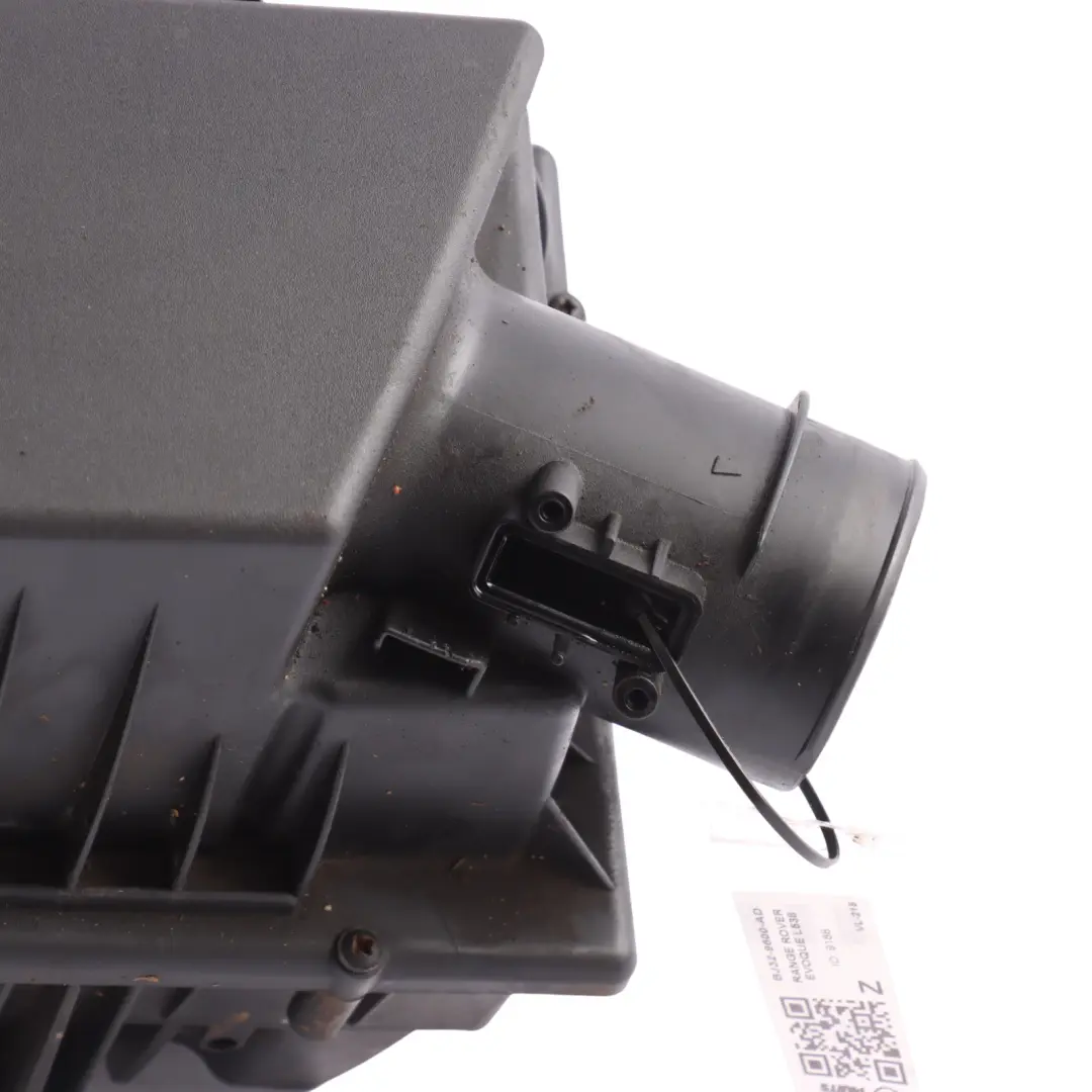 Filter Box Housing to Range Rover Evoque L538 Air with Part number BJ32-9600-AD Range Rover Evoque L538 Air Filter Box Housing - SKU BJ32-9600-AD - Part number BJ32-9600-AD