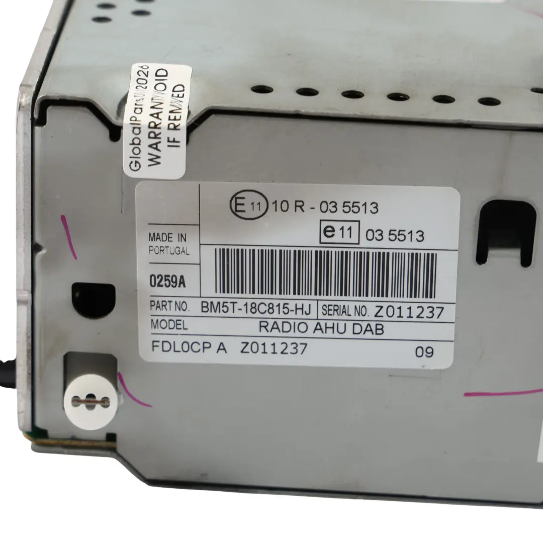 Ford B-Max CD Player Stereo Audio Radio Head Unit - SKU BM5T-18C815-HJ - Part number BM5T-18C815-HJ