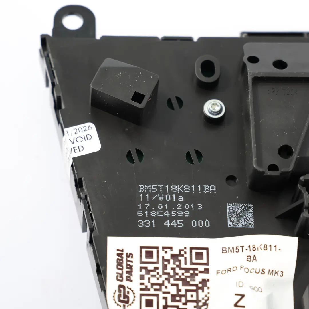 Ford Focus III Pannello Di Controllo Dell'Unità Multimediale - SKU BM5T-18K811-BA - Numero di parte BM5T-18K811-BA