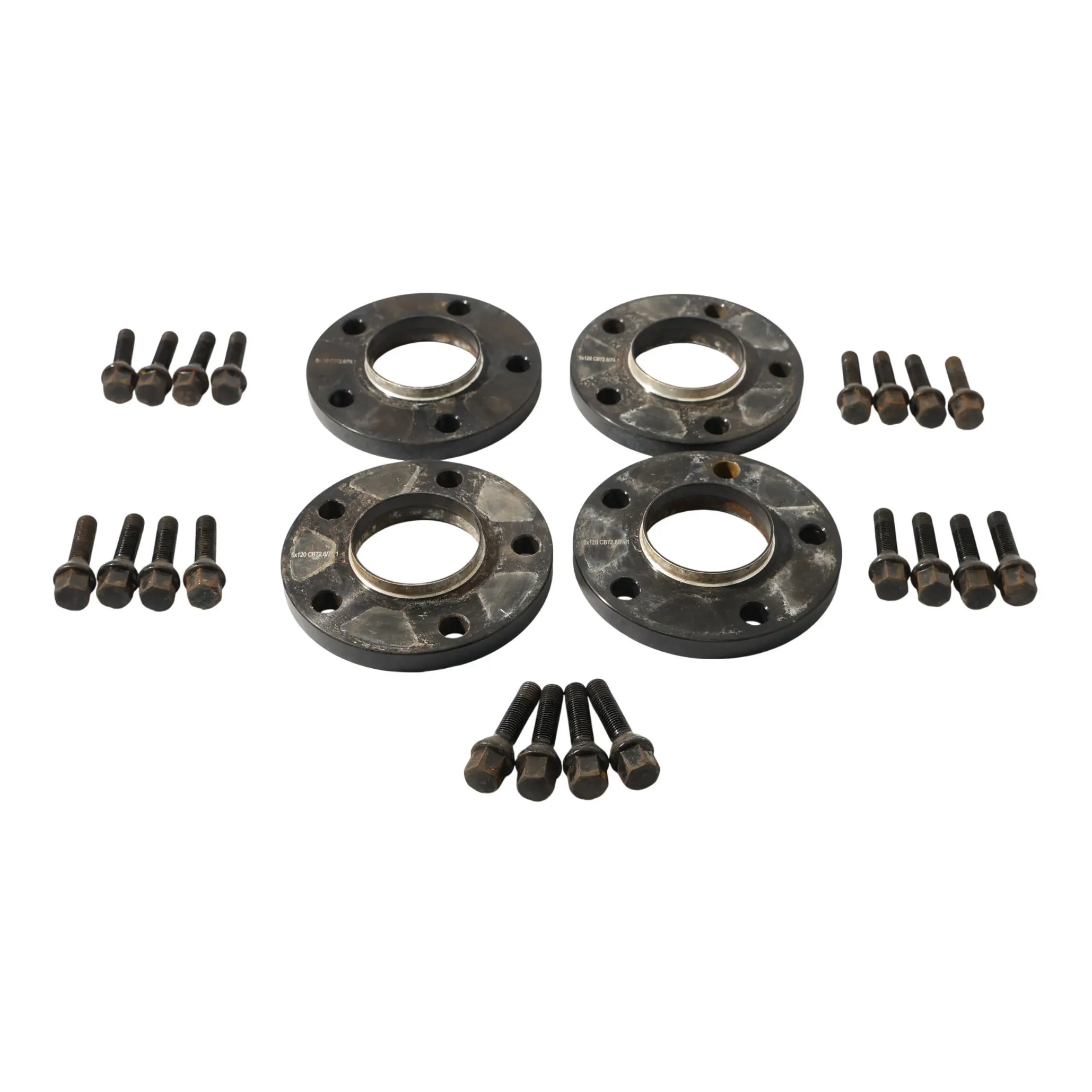 Distanziali Ruota In Lega Spessori BMW 5X120 72,6/74,1mm 15mm Set + Bulloni