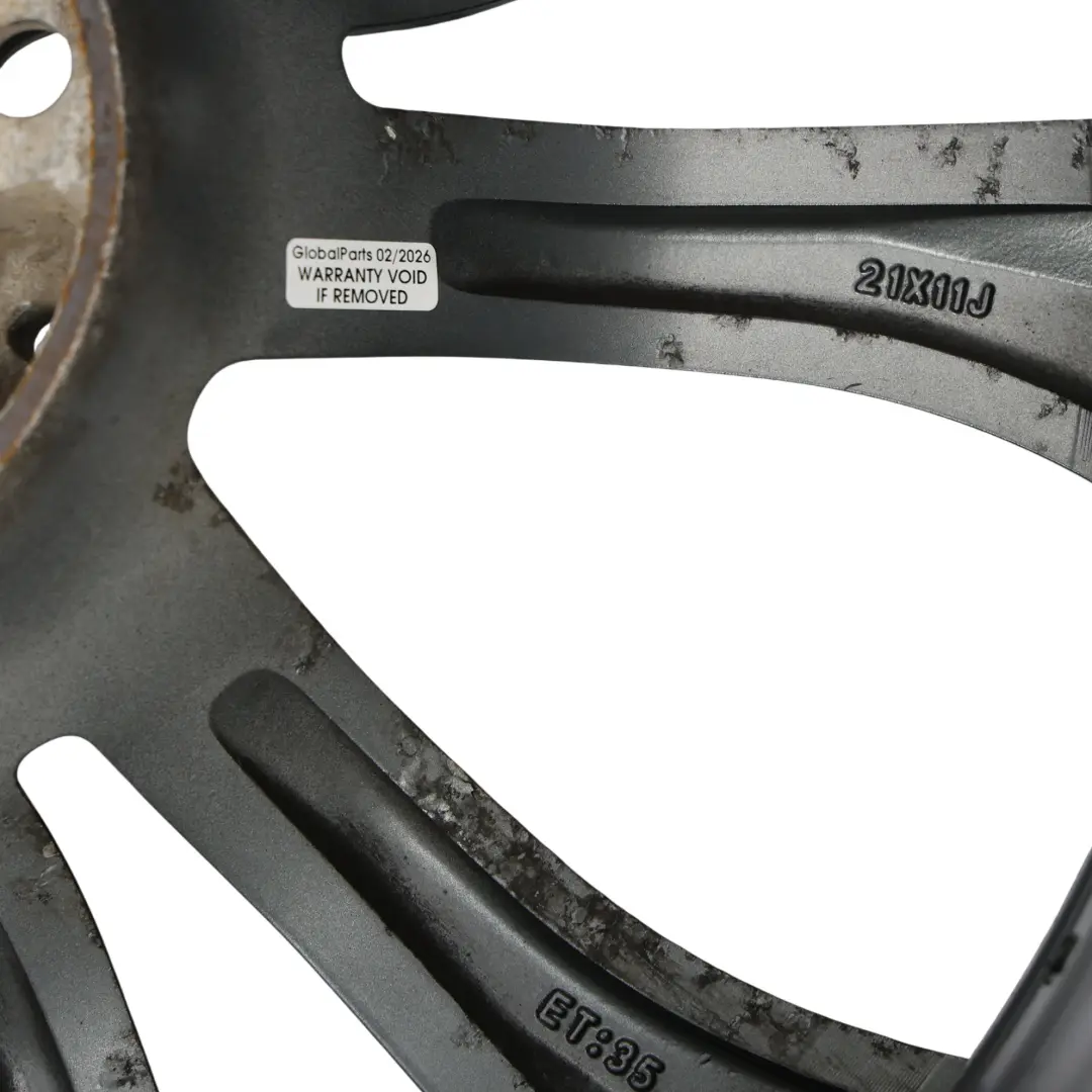 BMW X5 E70 Satz Leichtmetallfelgen VIA Vorne Hinten 21" 10J 11J ET:40 ET:35 - SKU BMW-VIA-21-SET - Teilenummer BMW-VIA-21-SET