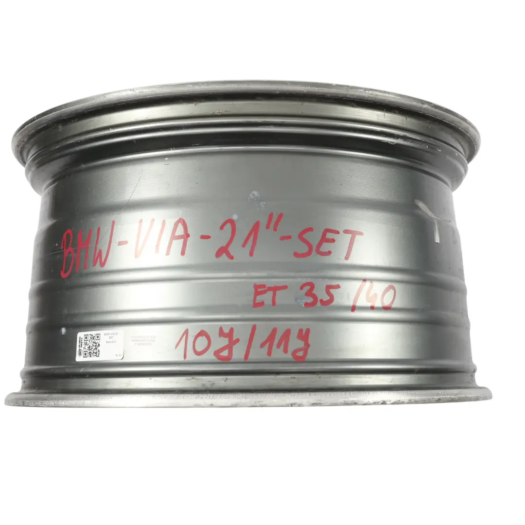 BMW X5 E70 Komplet Felg Aluminiowych Przód Tył 21" 10J 11J ET:40 ET:35 - SKU BMW-VIA-21-SET - Numer Części BMW-VIA-21-SET