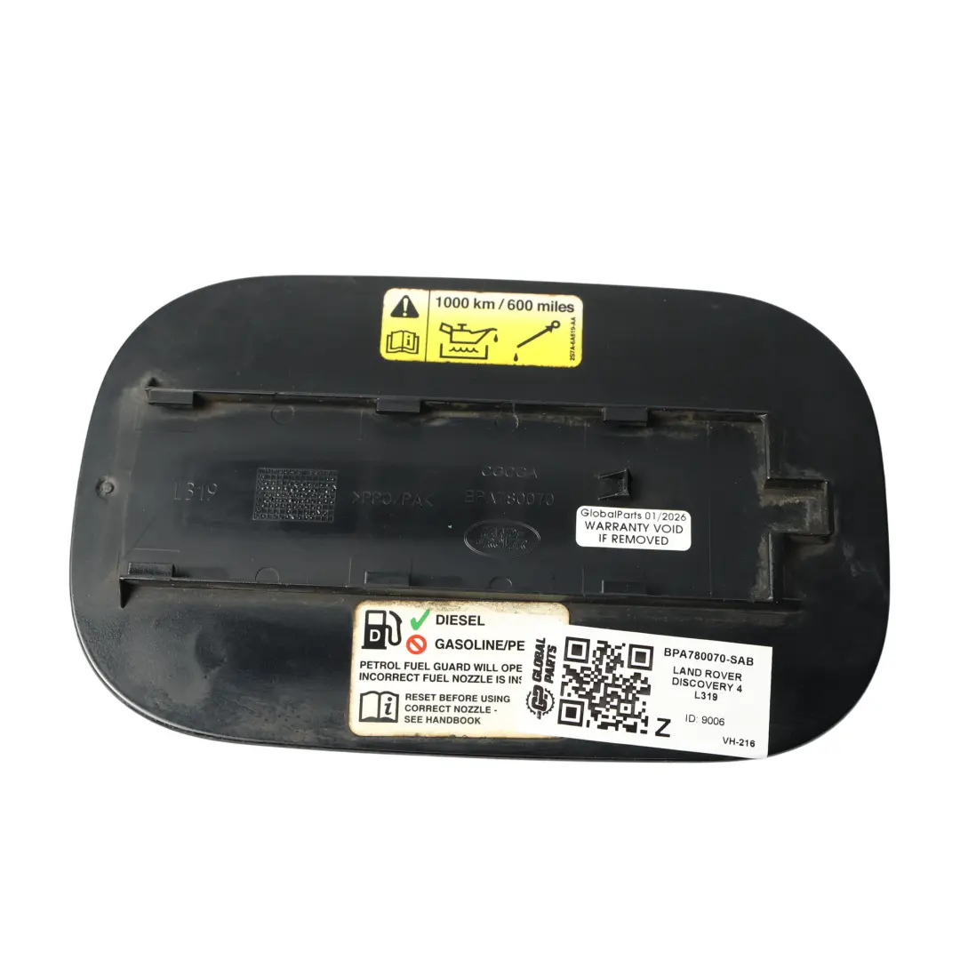 Kraftstoff Klappen Verkleidung Santorini Schwarz 820 für Land Rover Discovery 4 L319 mit Teilenummer BPA780070 Land Rover Discovery 4 L319 Kraftstoff Klappen Verkleidung Santorini Schwarz 820 - SKU BPA780070-SAB - Teilenummer BPA780070