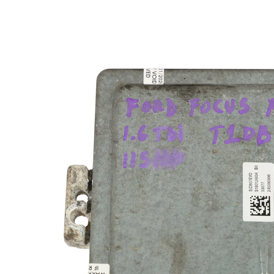 Ford Focus Mk3 1.6 TDCI T1DB 115HP Engine Control ECU Manual - SKU BV61-12A650-DGB-1 - Part number BV61-12A650-DGB