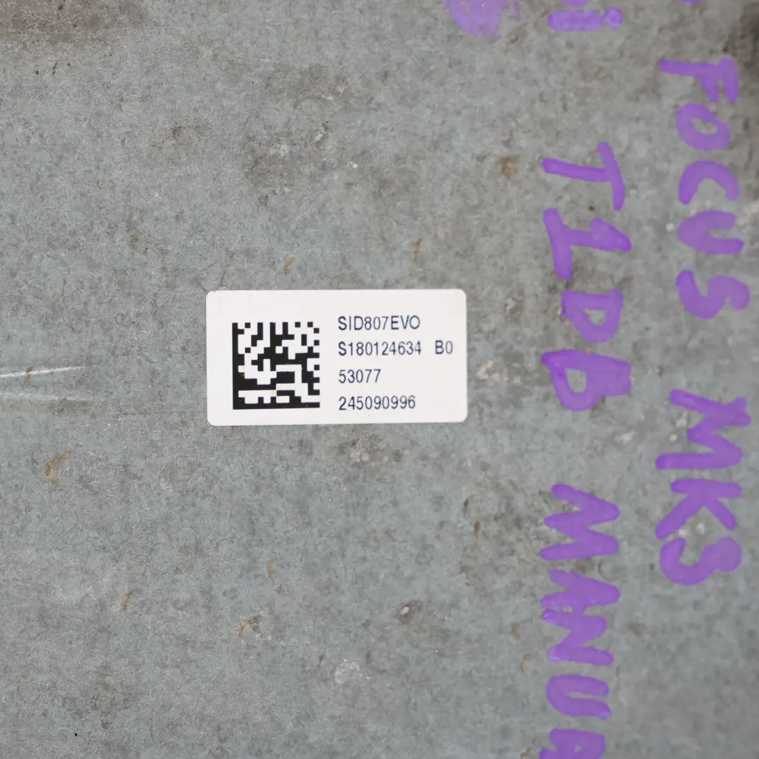 Ford Focus Mk3 1.6 TDCI T1DB 115HP ECU Control Del Motor Manual - SKU BV61-12A650-DGB-1 - Número de pieza BV61-12A650-DGB