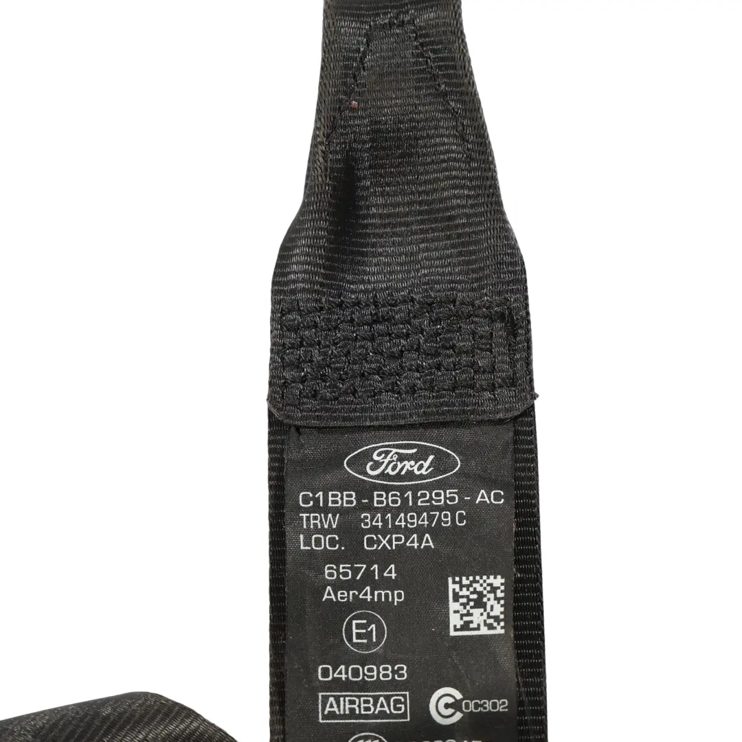 Ford Fiesta Mk7 Pas Bezpieczeństwa Przedni Lewy Przód Czarny - SKU C1BB-B61295-AC - Numer Części C1BB-B61295-AC