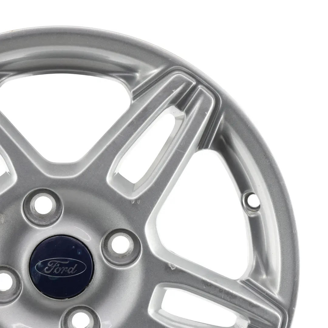 Ford Fiesta Mk7 Silberne Leichtmetallfelge Alufelge 15" 6J ET:47.5 - SKU C1BC-1007-BB-1 - Teilenummer C1BC-1007-BB