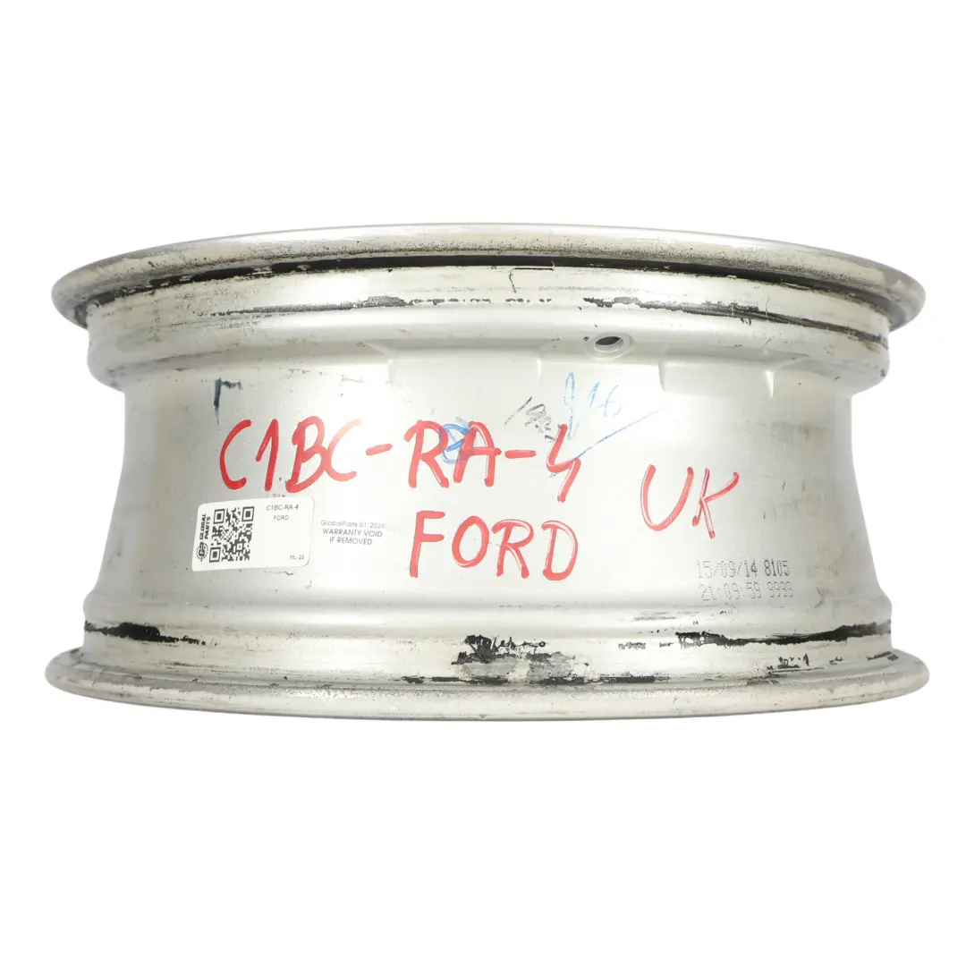 Alloy Rim 16" 6.5J ET:47.5 to Ford Fiesta Mk7 Silver Wheel with Part number C1BC-RA Ford Fiesta Mk7 Silver Wheel Alloy Rim 16" 6.5J ET:47.5 - SKU C1BC-RA-4 - Part number C1BC-RA