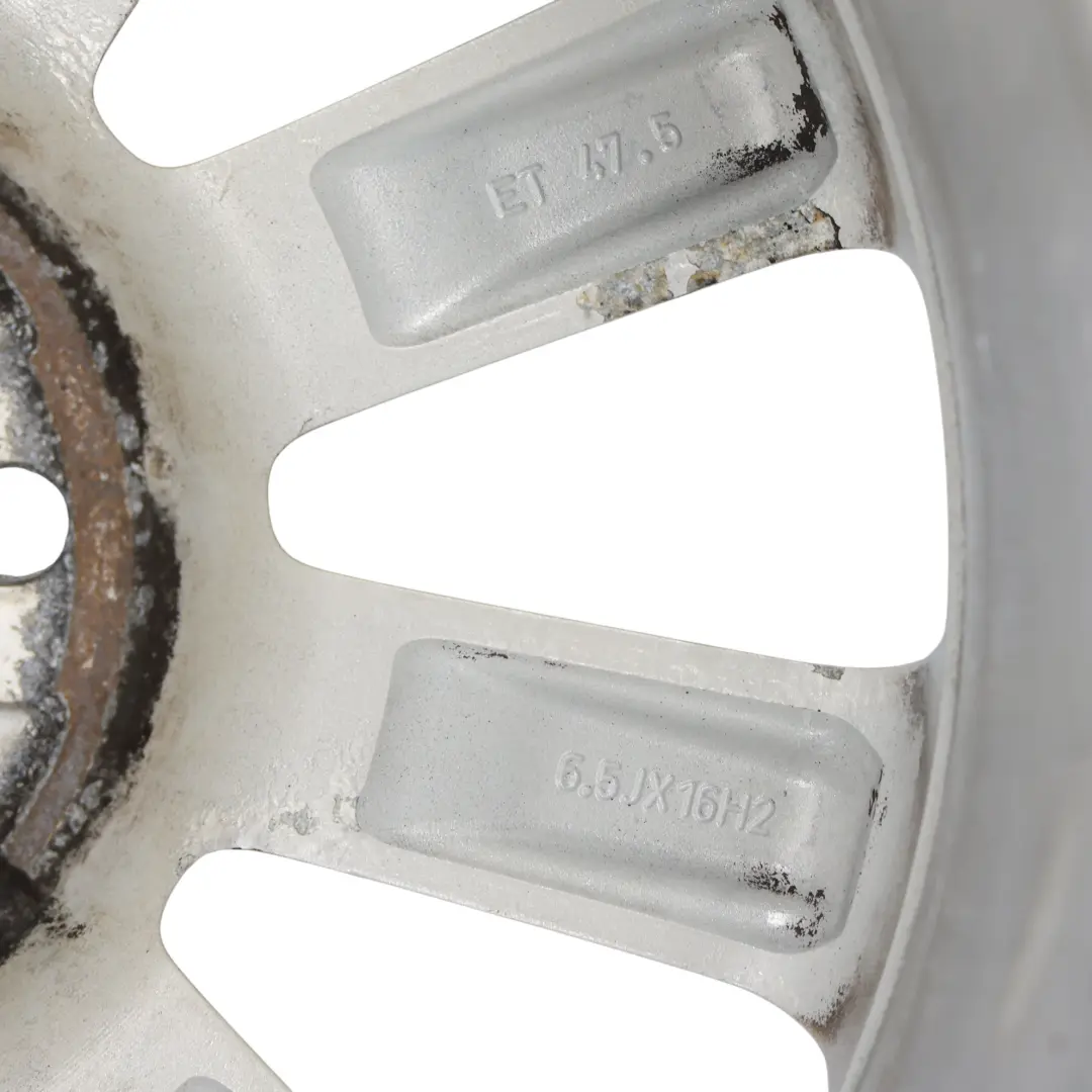 Alloy Rim 16" 6.5J ET:47.5 to Ford Fiesta Mk7 Silver Wheel with Part number C1BC-RA Ford Fiesta Mk7 Silver Wheel Alloy Rim 16" 6.5J ET:47.5 - SKU C1BC-RA-4 - Part number C1BC-RA