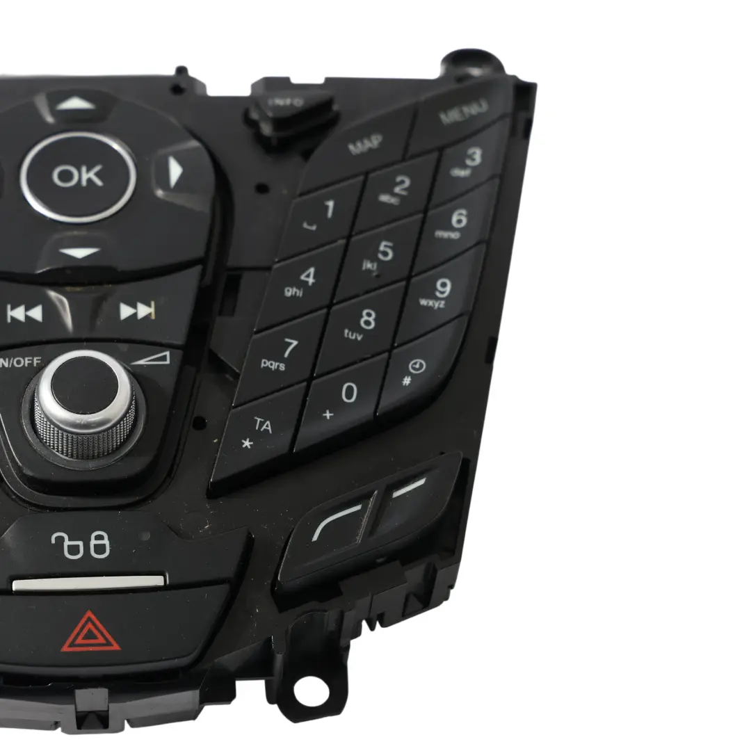 Dashboard Head Unit Media Player Control Panel to Ford Fiesta Mk7 with Part number C1BT-18K811-RA Ford Fiesta Mk7 Dashboard Head Unit Media Player Control Panel - SKU C1BT-18K811-RA - Part number C1BT-18K811-RA