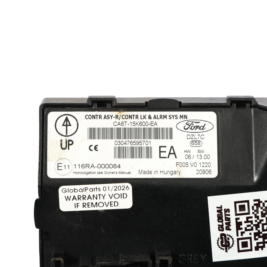 Karosseriesteuergerät BCM Steuergerät ECU für Ford Fiesta VII mit Teilenummer CA6T-15K600-EA Ford Fiesta VII Karosseriesteuergerät BCM Steuergerät ECU - SKU CA6T-15K600-EA - Teilenummer CA6T-15K600-EA