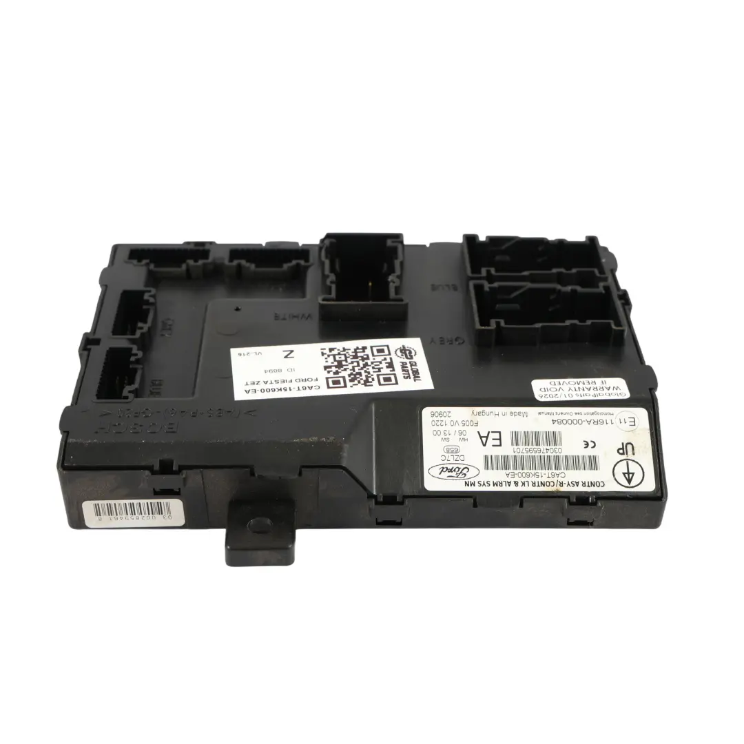 Moduł Komfortu Sterownik Kontroler BCM ECU do Ford Fiesta VII o numerze CA6T-15K600-EA Ford Fiesta VII Moduł Komfortu Sterownik Kontroler BCM ECU - SKU CA6T-15K600-EA - Numer Części CA6T-15K600-EA