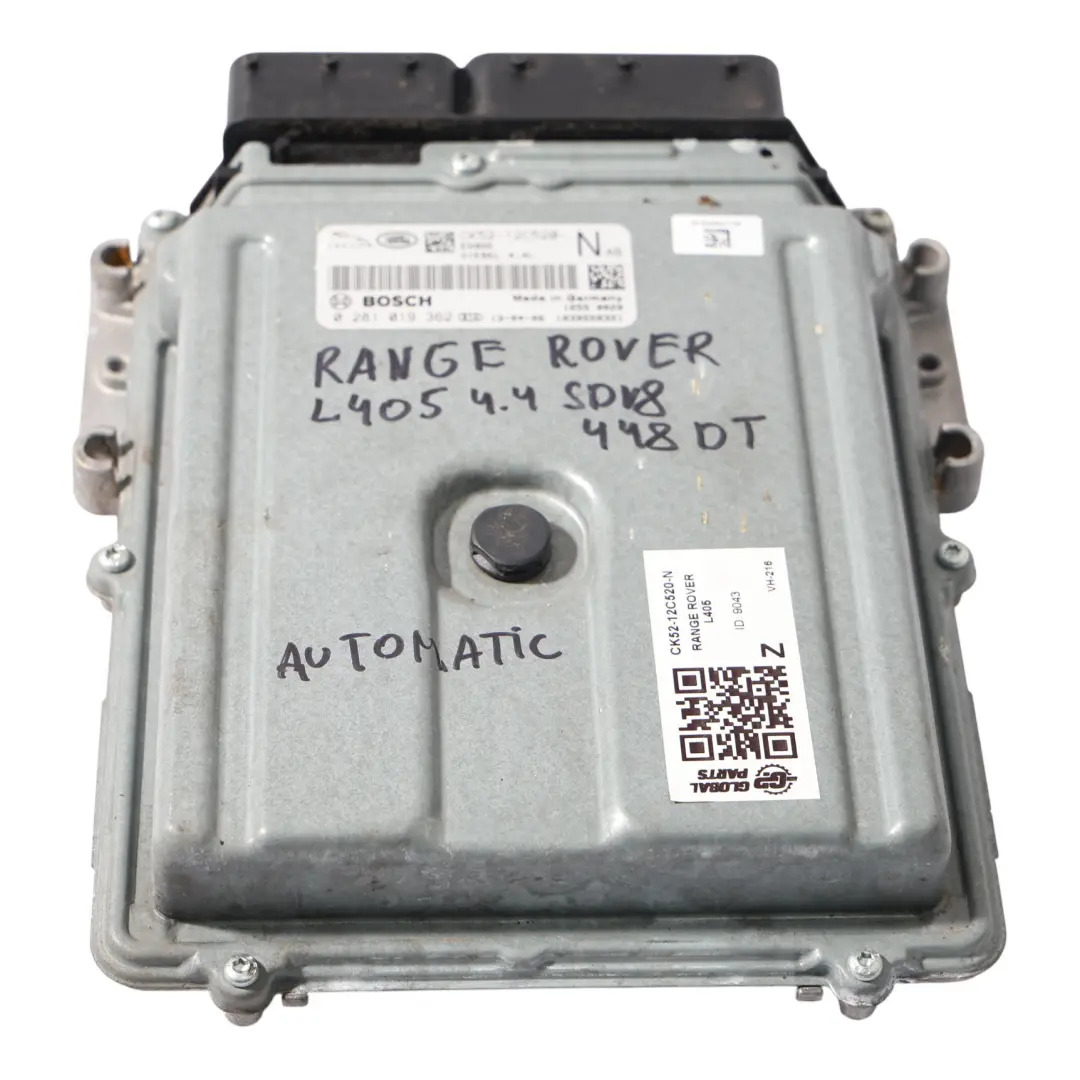 340HP Controllo Motore ECU Automatic per Range Rover L405 4.4 SDV8 4X4 con numero di parte CK52-12C520-N Range Rover L405 4.4 SDV8 4X4 340HP Controllo Motore ECU Automatic - SKU CK52-12C520-N - Numero di parte CK52-12C520-N