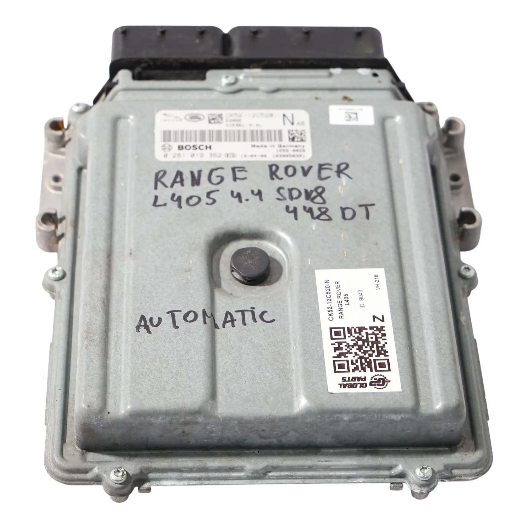 Range Rover L405 4.4 SDV8 4x4 340HP Engine Control ECU CK52-12C520-N Automatic