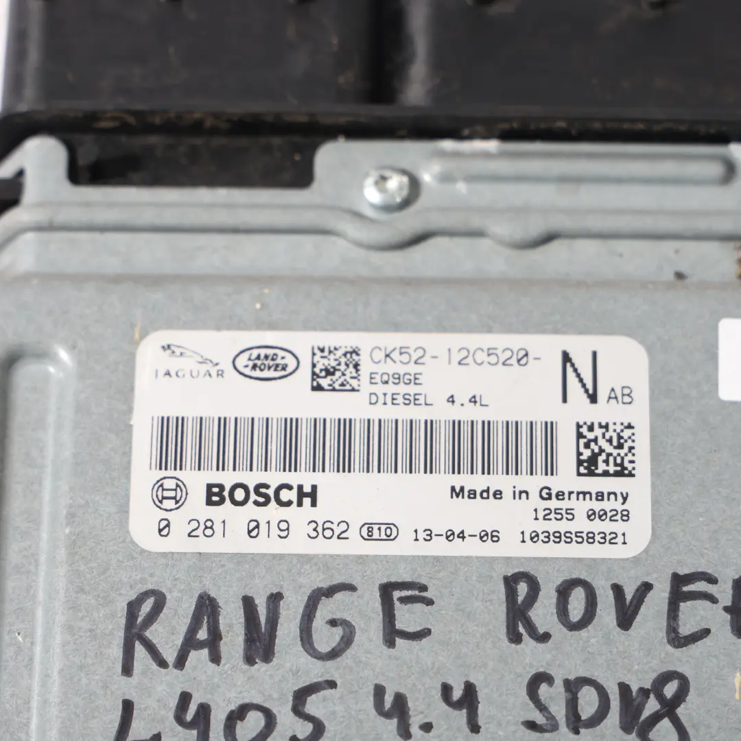 340CH Calculateur Moteur Automatique pour Range Rover L405 4.4 SDV8 4X4 à propos du numéro de pièce CK52-12C520-N Range Rover L405 4.4 SDV8 4X4 340CH Calculateur Moteur Automatique - SKU CK52-12C520-N - Numéro de pièce CK52-12C520-N