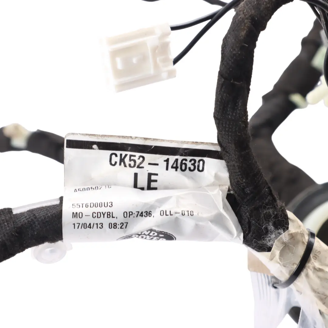 Range Rover L405 Front Door Wiring Loom Harness Left N/S - SKU RHD-LR046807 - Part number CK52-14630-LE
