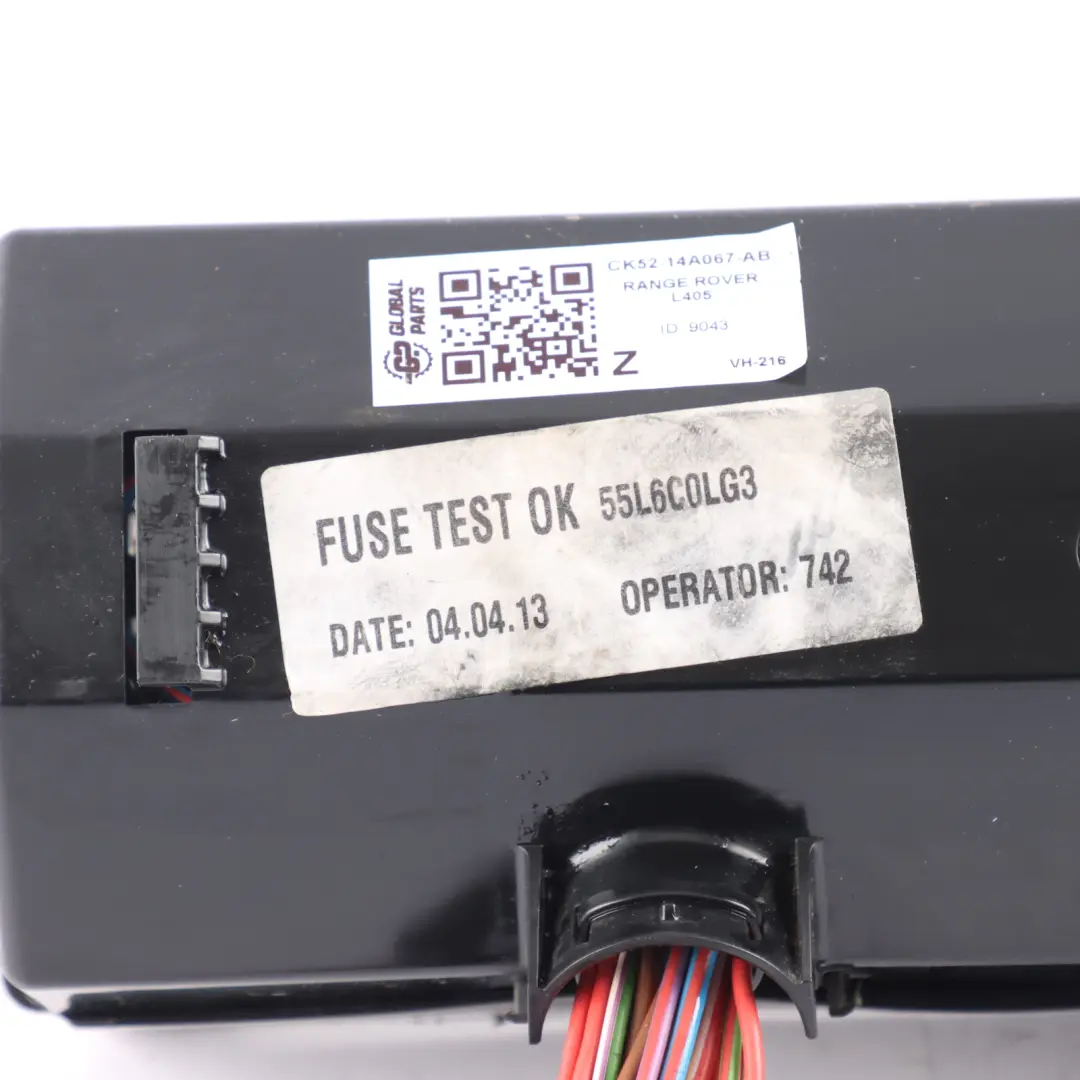 Range Rover L405 Fuse Box Relay Plug Socket Fuse Unit Holder - SKU CK52-14A067-AB - Part number CK52-14A067-AB