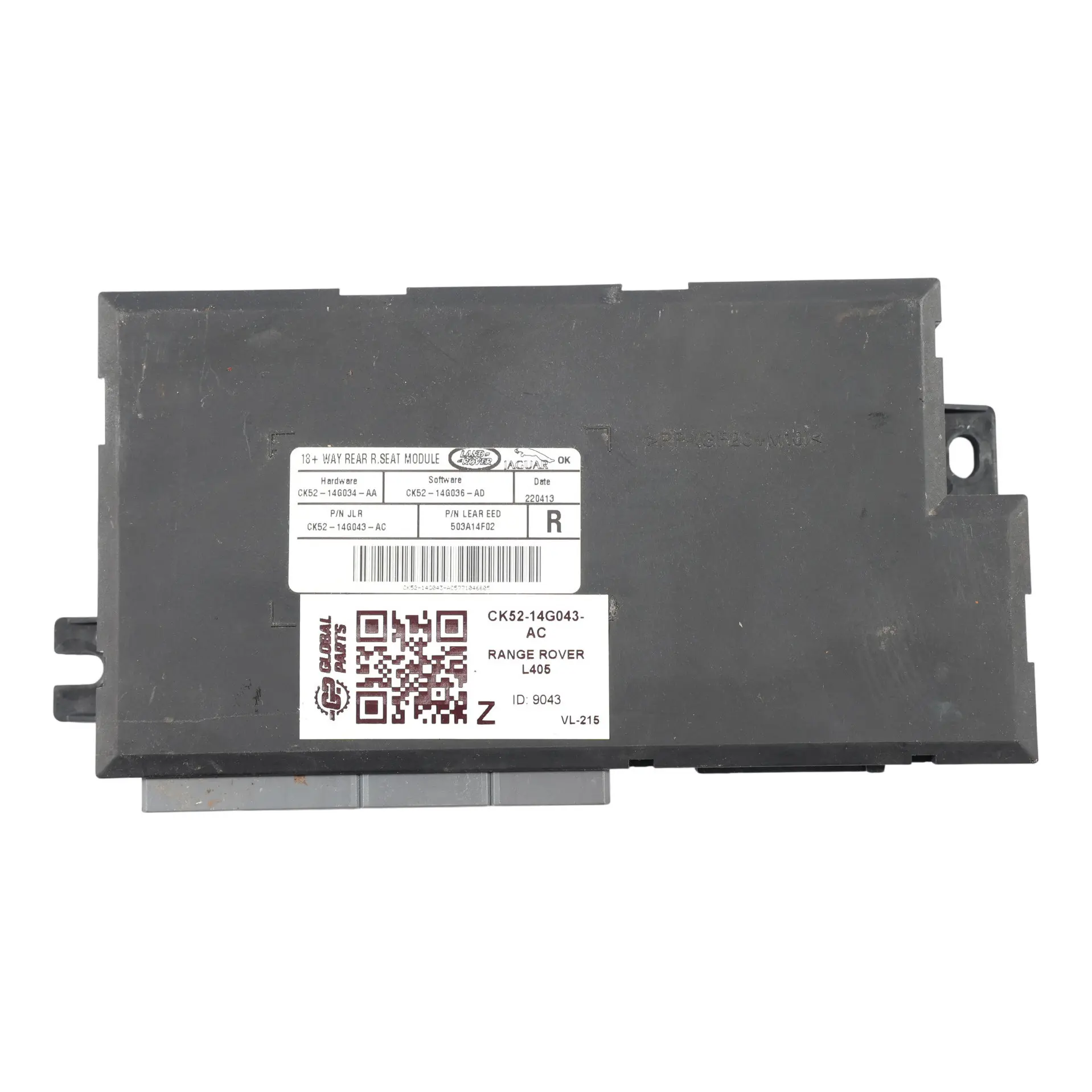 Range Rover L405 Rear Seat 18 Way Adjust Control Module Right O/S CK52-14G043-AC