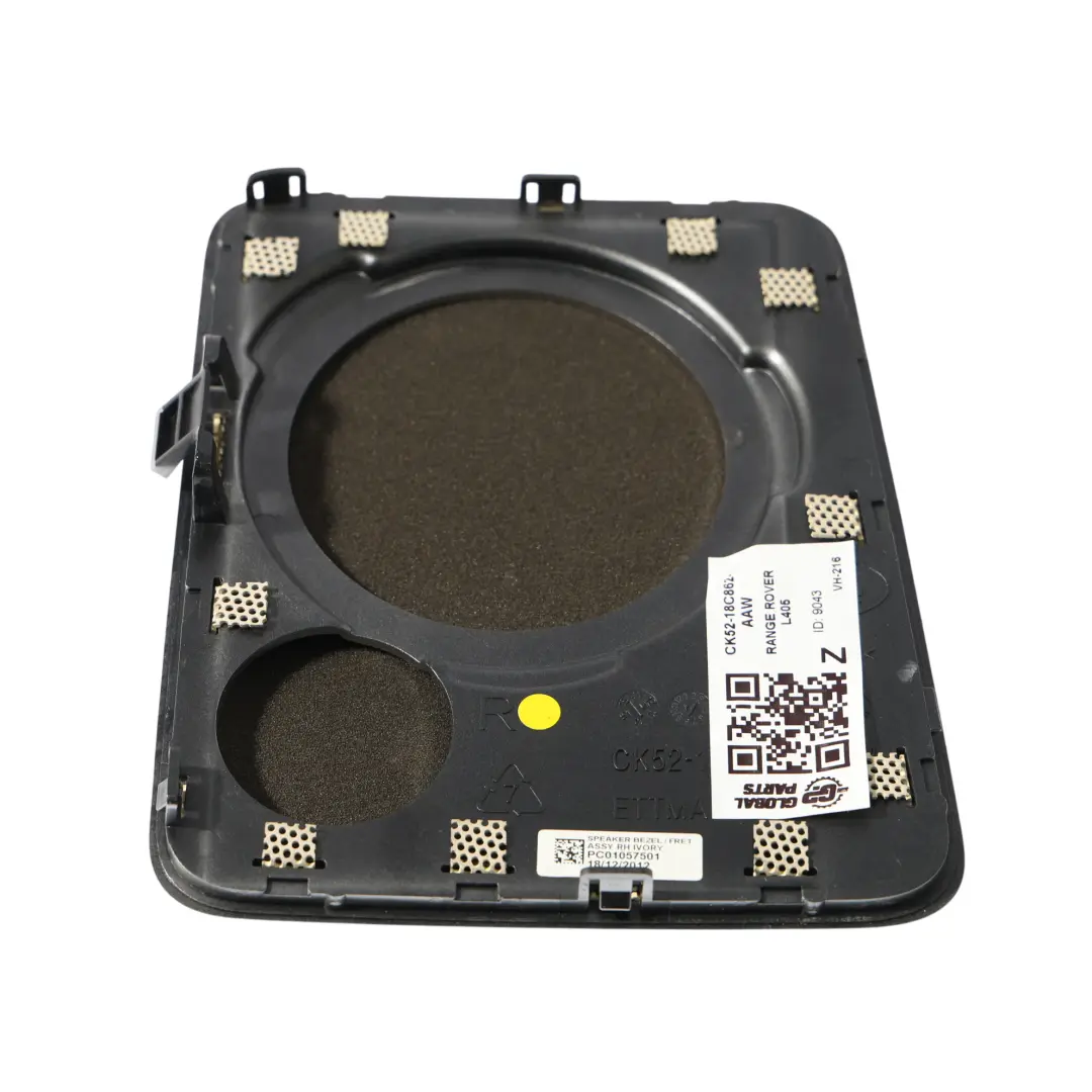 Osłona Obudowa Głośnika Tył Prawo do Range Rover L405 o numerze CK52-18C862-AAW Range Rover L405 Osłona Obudowa Głośnika Tył Prawo - SKU CK52-18C862-AAW - Numer Części CK52-18C862-AAW