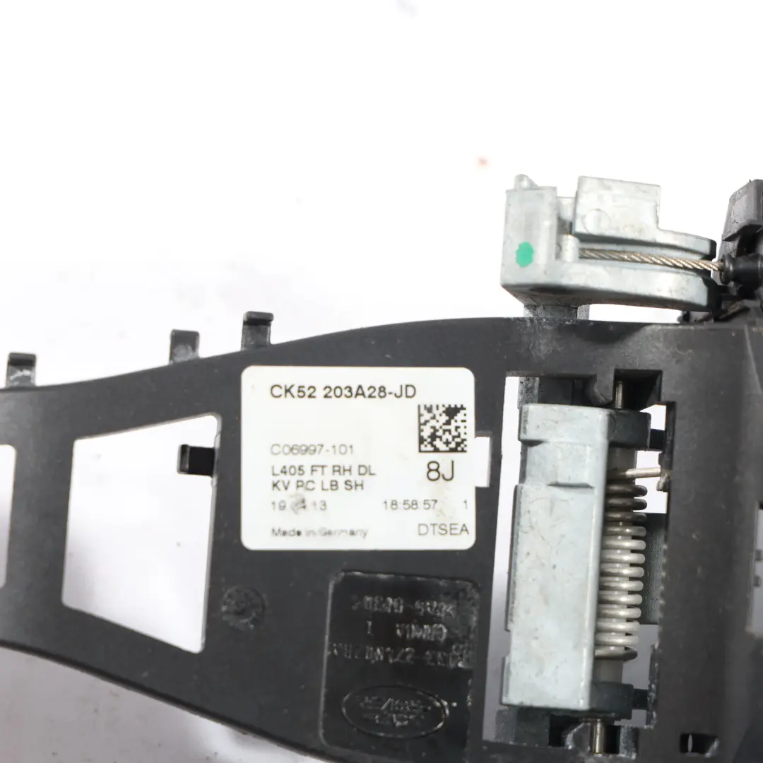 Land Rover Range Rover L405 Front Handle Lock Mount Right O/S - SKU RHD-CK52-203A28-JD - Part number CK52-203A28-JD