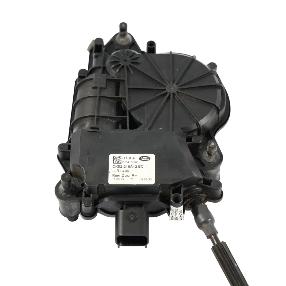 Actuador Puerta Trasera Izquierda Derecha para Range Rover L405 con número de pieza CK52-218A42-BC Range Rover L405 Actuador Puerta Trasera Izquierda Derecha - SKU CK52-218A42-BC - Número de pieza CK52-218A42-BC