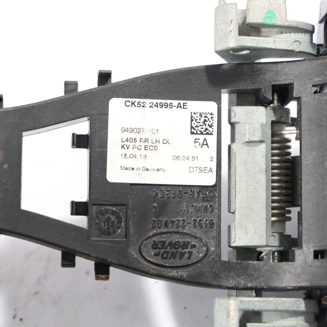Support Poignée Porte Arrière Gauche Conducteur pour Range Rover L405 à propos du numéro de pièce CK52-24995-AE Range Rover L405 Support Poignée Porte Arrière Gauche Conducteur - SKU CK52-24995-AE - Numéro de pièce CK52-24995-AE
