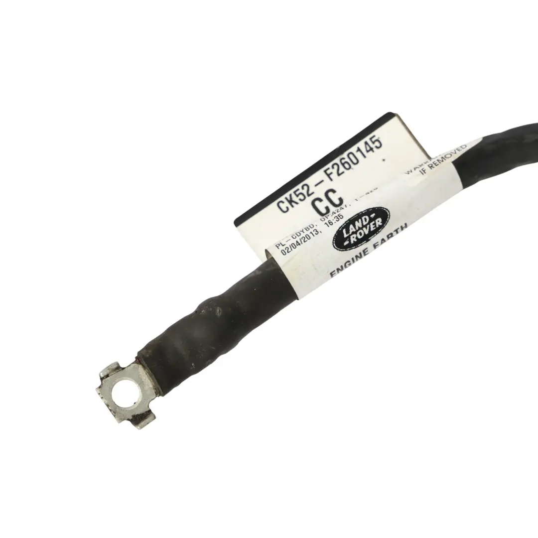 Negative Earth Battery Cable Lead to Land Rover Range Rover L405 with Part number CK52-F260145-CC Land Rover Range Rover L405 Negative Earth Battery Cable Lead - SKU CK52-F260145-CC - Part number CK52-F260145-CC