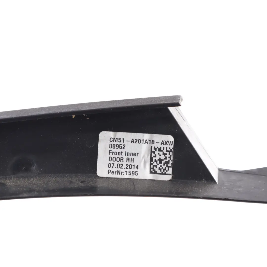 Mk3 Door Window Frame Cover Trim Front Right O/S to Ford Focus with Part number CM51-A201A18-AXW Ford Focus Mk3 Door Window Frame Cover Trim Front Right O/S - SKU CM51-A201A18-AXW - Part number CM51-A201A18-AXW