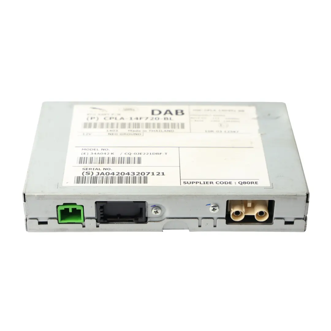 DAB Radio Receiver Control Unit Module to Range Rover Evoque L538 with Part number CPLA-14F720-BL Range Rover Evoque L538 DAB Radio Receiver Control Unit Module - SKU CPLA-14F720-BL - Part number CPLA-14F720-BL