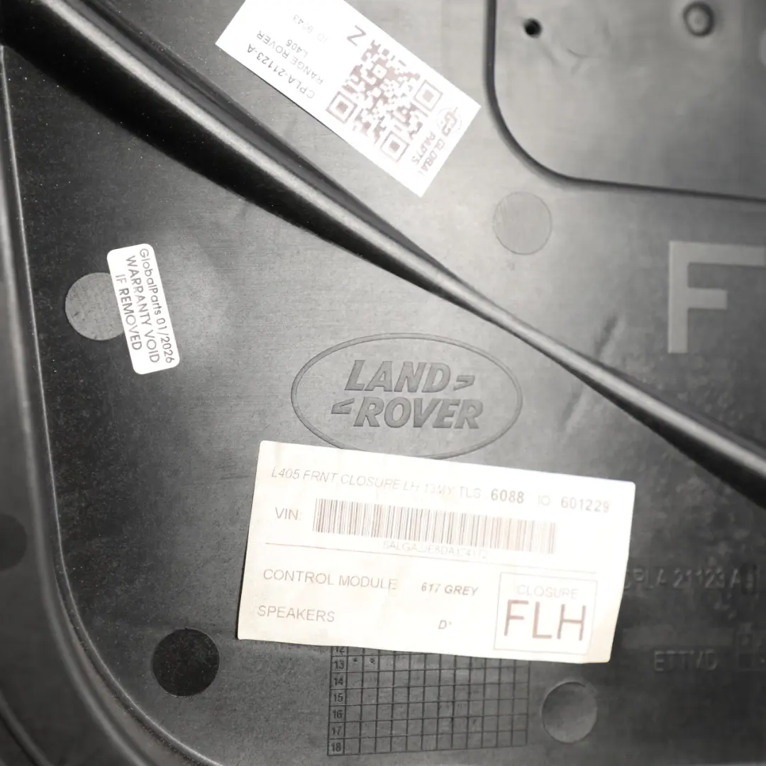 Front Door Inner Card Insert Plate Trim Left N/S to Range Rover L405 with Part number CPLA-21123-A Range Rover L405 Front Door Inner Card Insert Plate Trim Left N/S - SKU CPLA-21123-A - Part number CPLA-21123-A