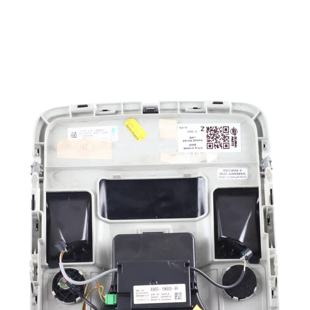 Roof Switch Unit Light Control Headliner Module to Range Rover L405 with Part number CPLA-519A58-BAW Range Rover L405 Roof Switch Unit Light Control Headliner Module - SKU CPLA-519A58-BAW - Part number CPLA-519A58-BAW