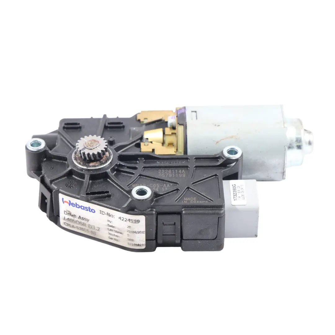 Range Rover L405 Sunroof Sliding Roof Drive Motor Actuator Unit - SKU CPLA-53505-BB - Part number CPLA-53505-BB