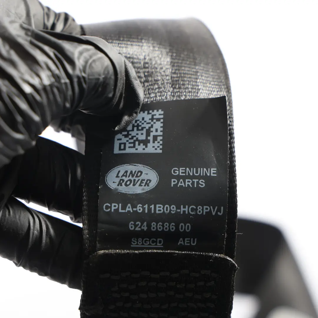 Belt Front Left N/S Black to Range Rover L405 Seat with Part number CPLA-611B09-HC Range Rover L405 Seat Belt Front Left N/S Black - SKU RHD-LR040488 - Part number CPLA-611B09-HC