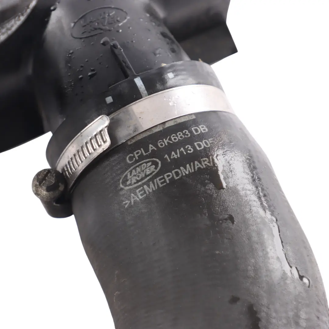 Charge Air Line Hose Pipe 4.4 Diesel to Range Rover L405 Intercooler with Part number CPLA-6K683-DB Range Rover L405 Intercooler Charge Air Line Hose Pipe 4.4 Diesel - SKU CPLA-6K683-DB - Part number CPLA-6K683-DB