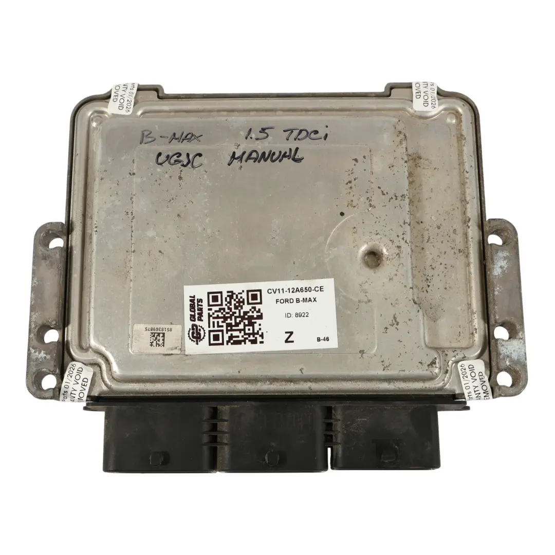 75HP UGJC Komputer Silnika ECU 8V2112A650KE Manual do Ford B-MAX 1.5 TDCI o numerze CV11-12A650-CE Ford B-MAX 1.5 TDCI 75HP UGJC Komputer Silnika ECU 8V2112A650KE Manual - SKU CV11-12A650-CE - Numer Części CV11-12A650-CE