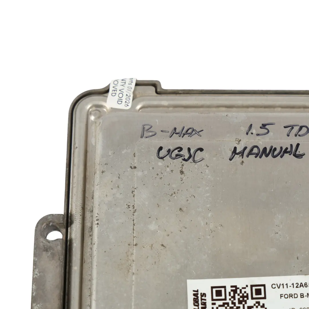 UGJC ECU Control Motor Diésel 8V2112A650KE Manual para Ford B-MAX 1.5 TDCI 75 HP con número de pieza CV11-12A650-CE Ford B-MAX 1.5 TDCI 75 HP UGJC ECU Control Motor Diésel 8V2112A650KE Manual - SKU CV11-12A650-CE - Número de pieza CV11-12A650-CE